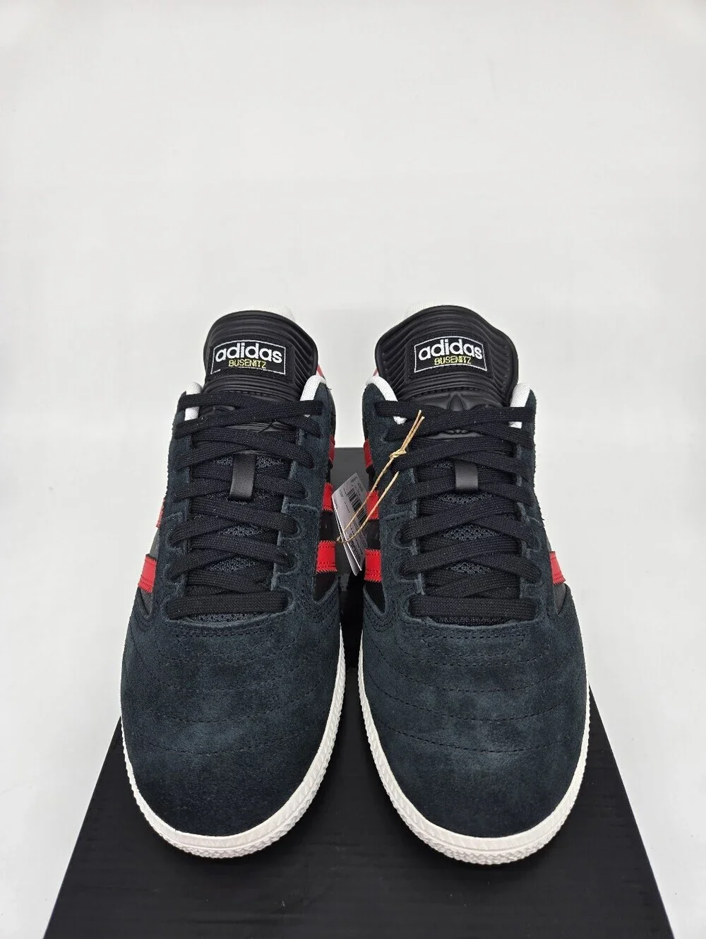 Adidas Men's Busenitz Pro JP8606 Black Scarlet Skateboarding Shoes Size 11.5